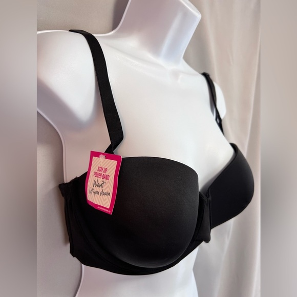 Maidenform SE6990 Multiway Push Up Bra Padded UW Womens 38D Black NWT - Picture 2 of 9